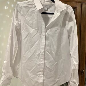 Liz Claiborne White Button-Down Shirt